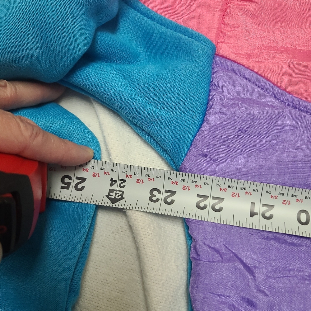 80's 90's Colorblock Geometric Sweatshirt - Picture 4 of 7